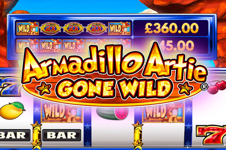Armadillo Artie Gone Wild - DWG slot at Twin Vegas Casino Casino