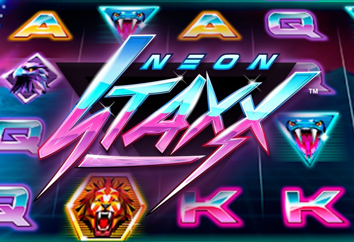 Neon Staxx - NetEnt slot at Twin Vegas Casino Casino